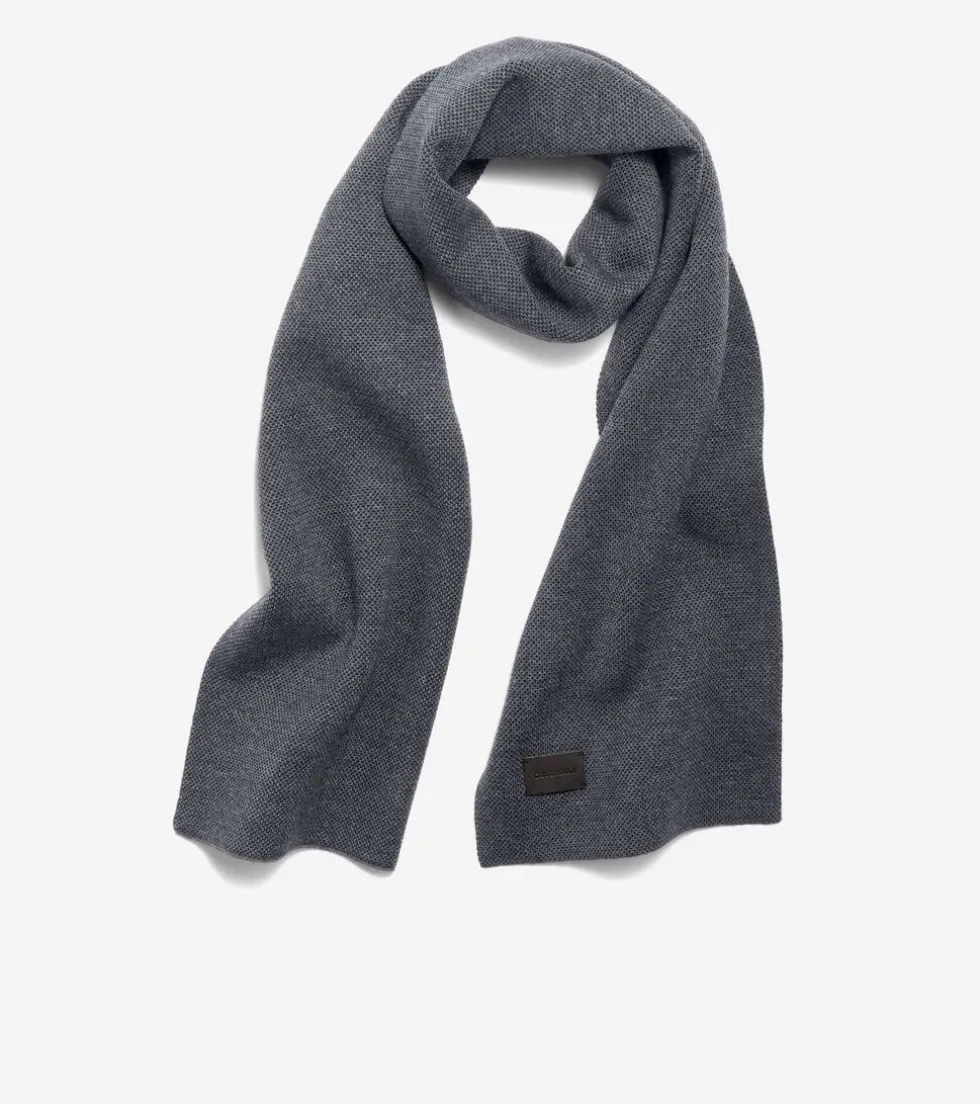 Cole Haan Hats, Gloves, & Scarves | Hats, Gloves, & Scarves*Birdseye Knit Scarf CaviarGray