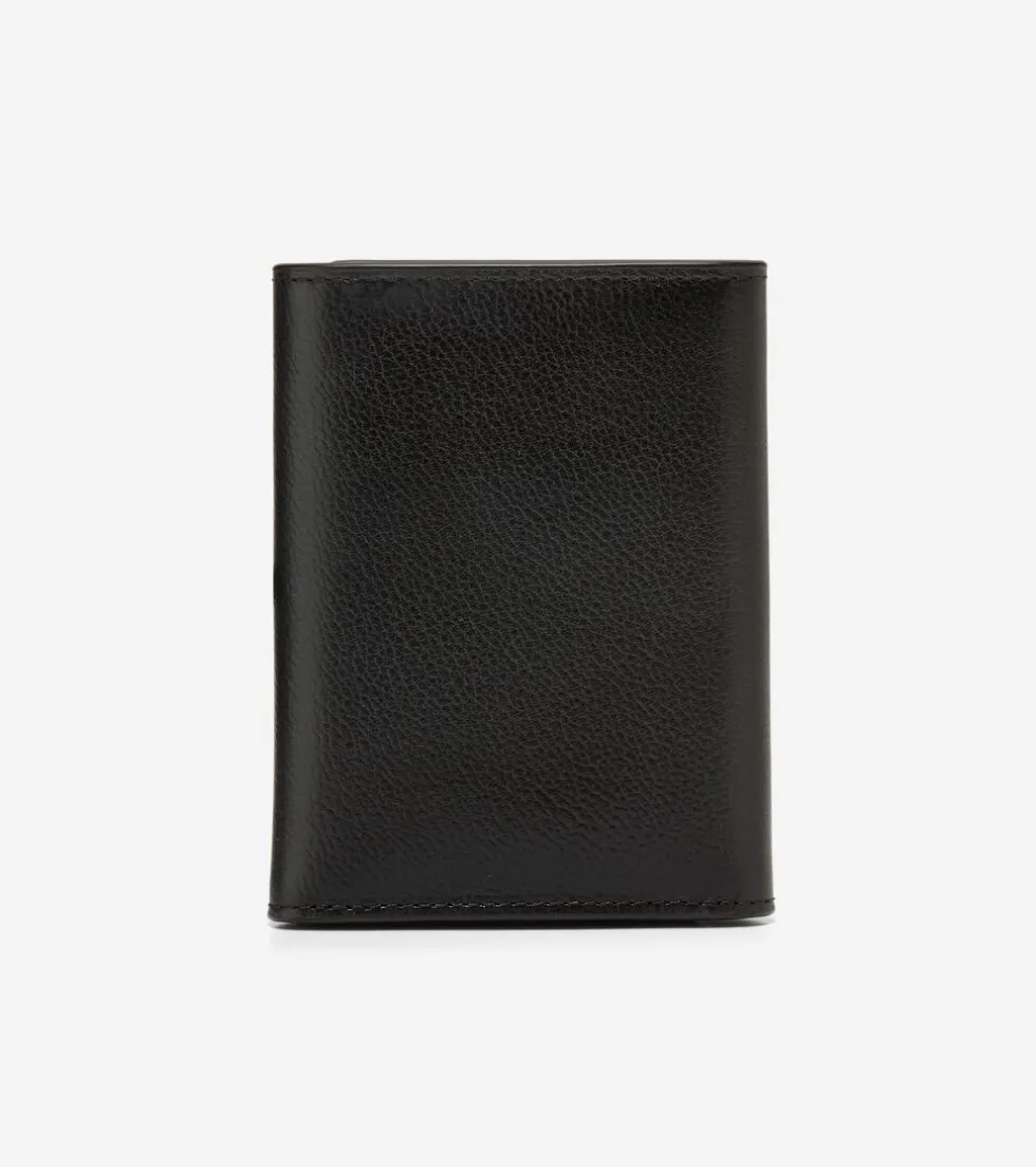 Cole Haan Wallets*Boxshine Trifold Wallet Black