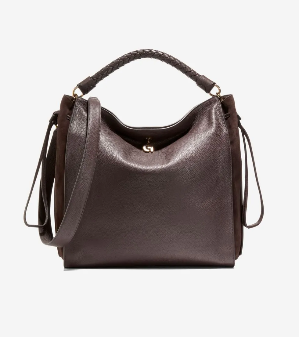 Cole Haan Shoulder Bags*Charissa Shopper Bag DarkChocolate