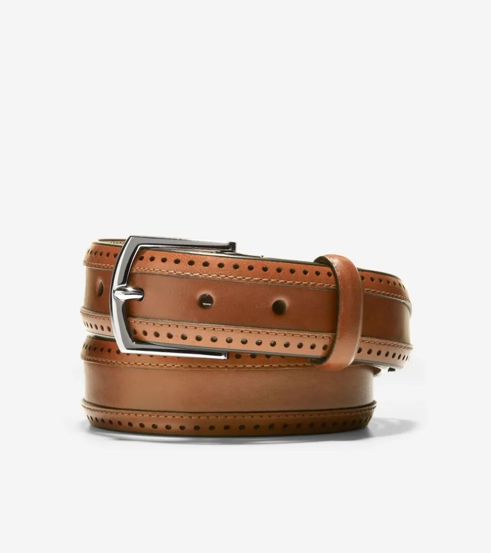 Cole Haan Belts*Dawson 32mm Perforated Belt BritishTan