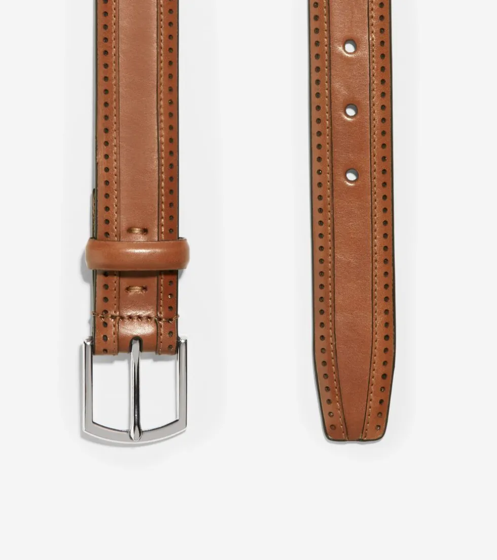 Cole Haan Belts*Dawson 32mm Perforated Belt BritishTan