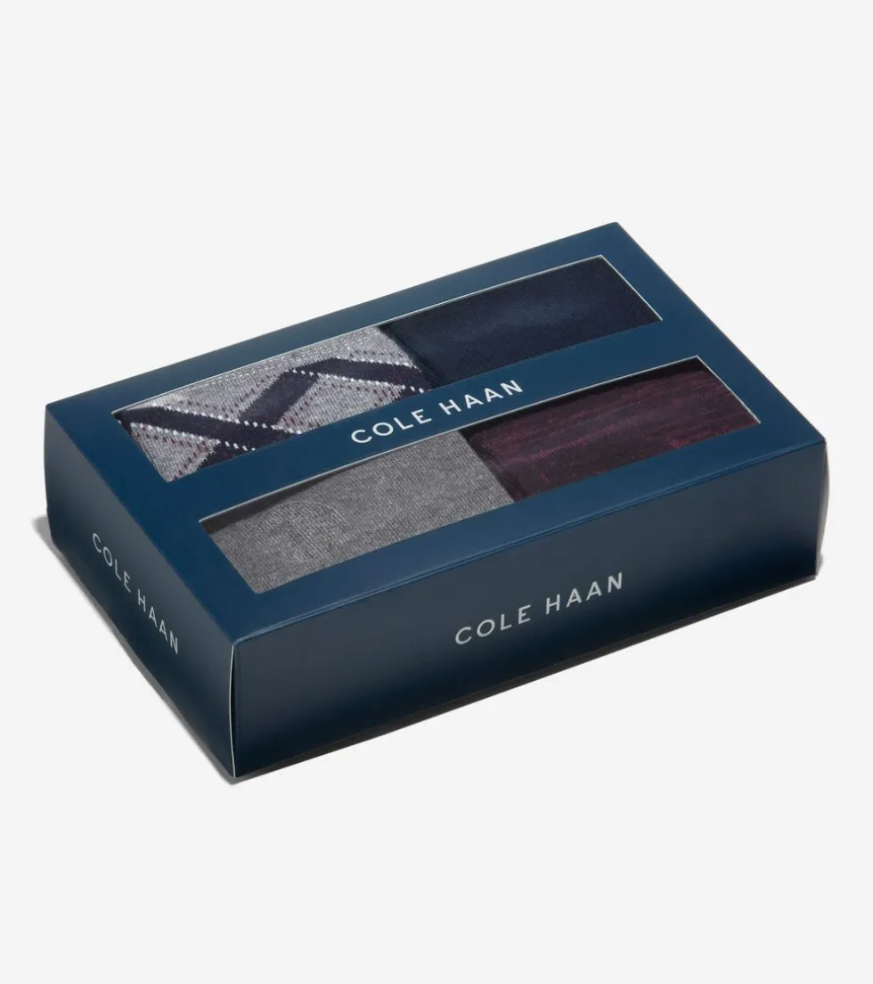 Cole Haan Socks*Heather Gray Assortment Gift Box HeatherGrey