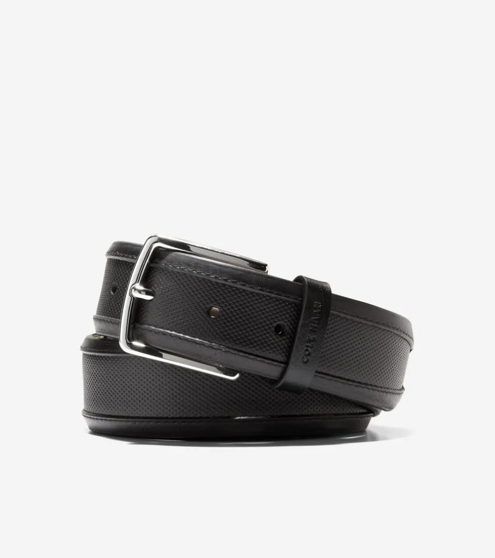 Cole Haan Belts*Inlay Perforated Belt 35MM Black