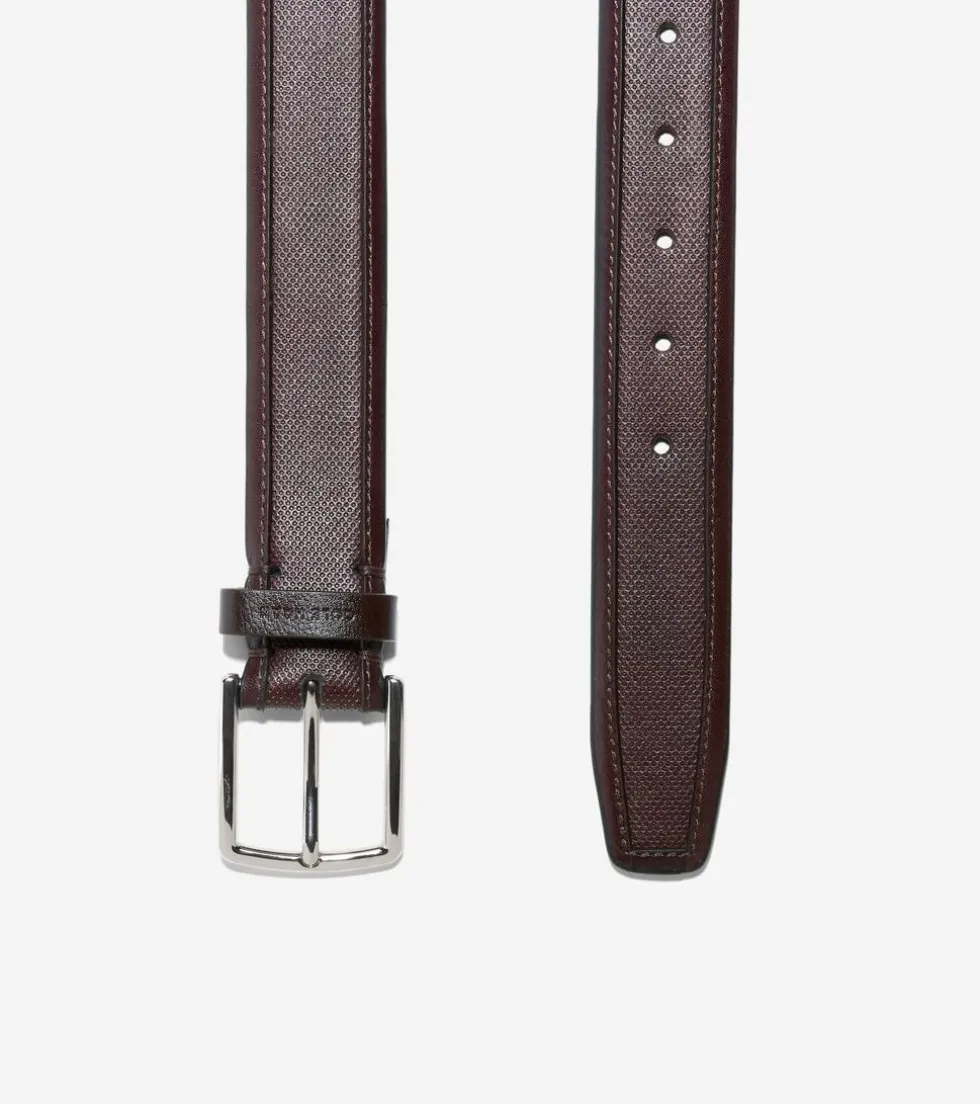 Cole Haan Belts*Inlay Perforated Belt 35MM Brown