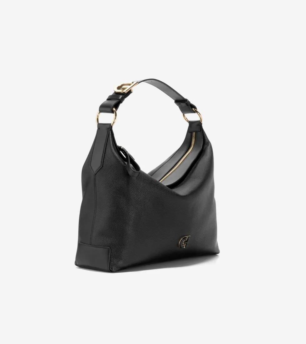 Cole Haan Shoulder Bags*Kamila Hobo Bag Black