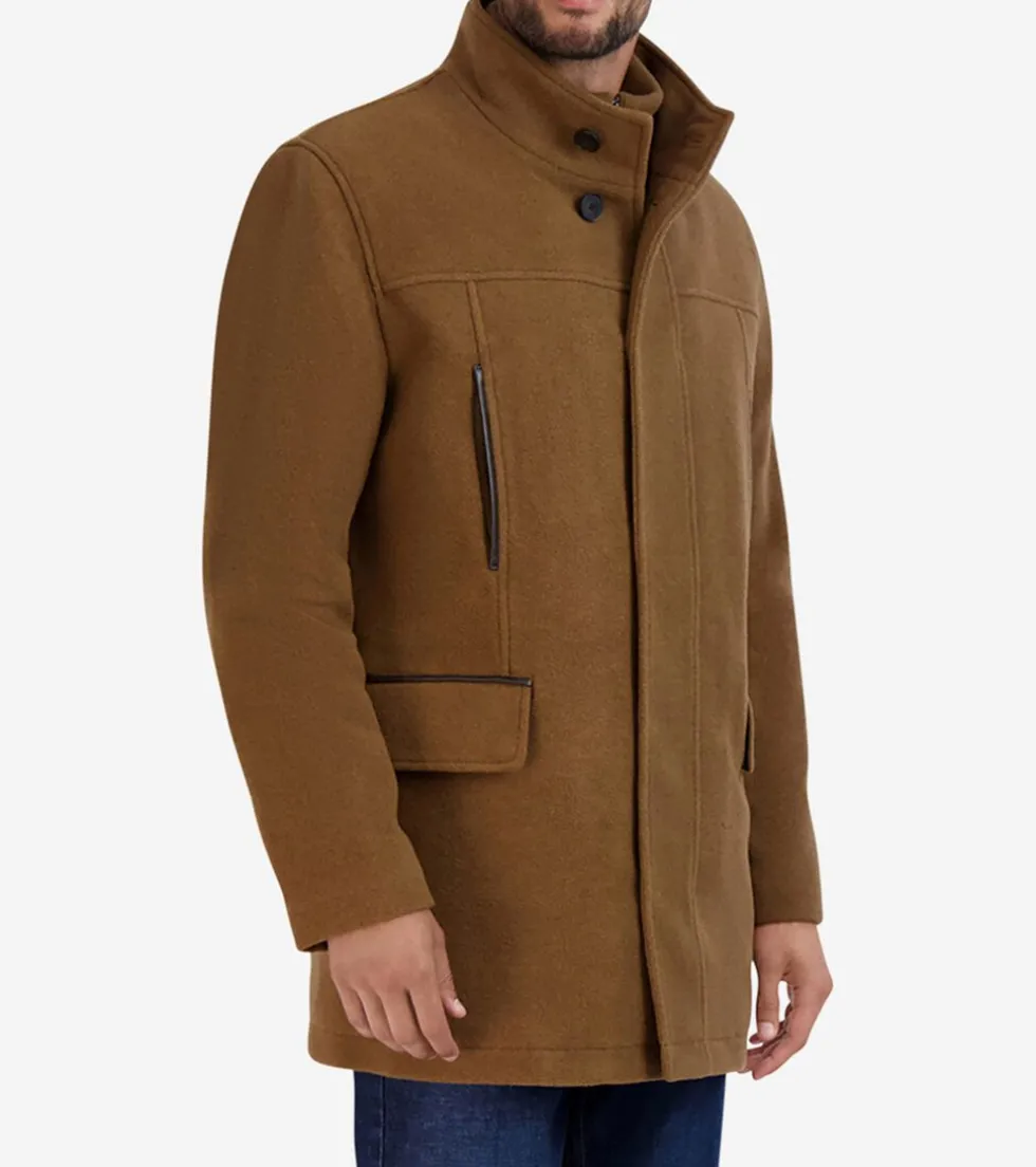 Cole Haan Car Coats & Blazers | Outerwear*Men's All-Weather Car Coat Camel