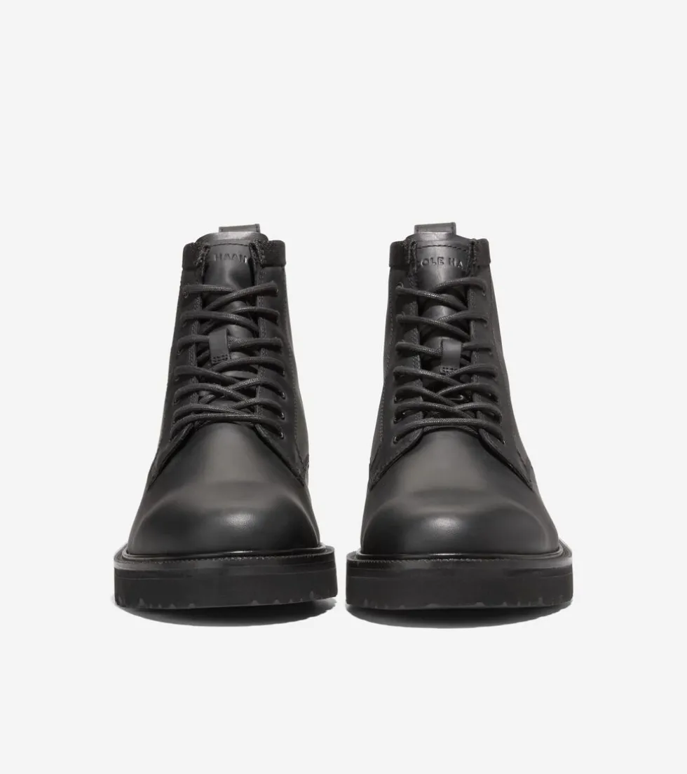 Cole Haan Extended Sizes & Widths | Boots*Men's American Classics Waterproof Plain Toe Boots Black