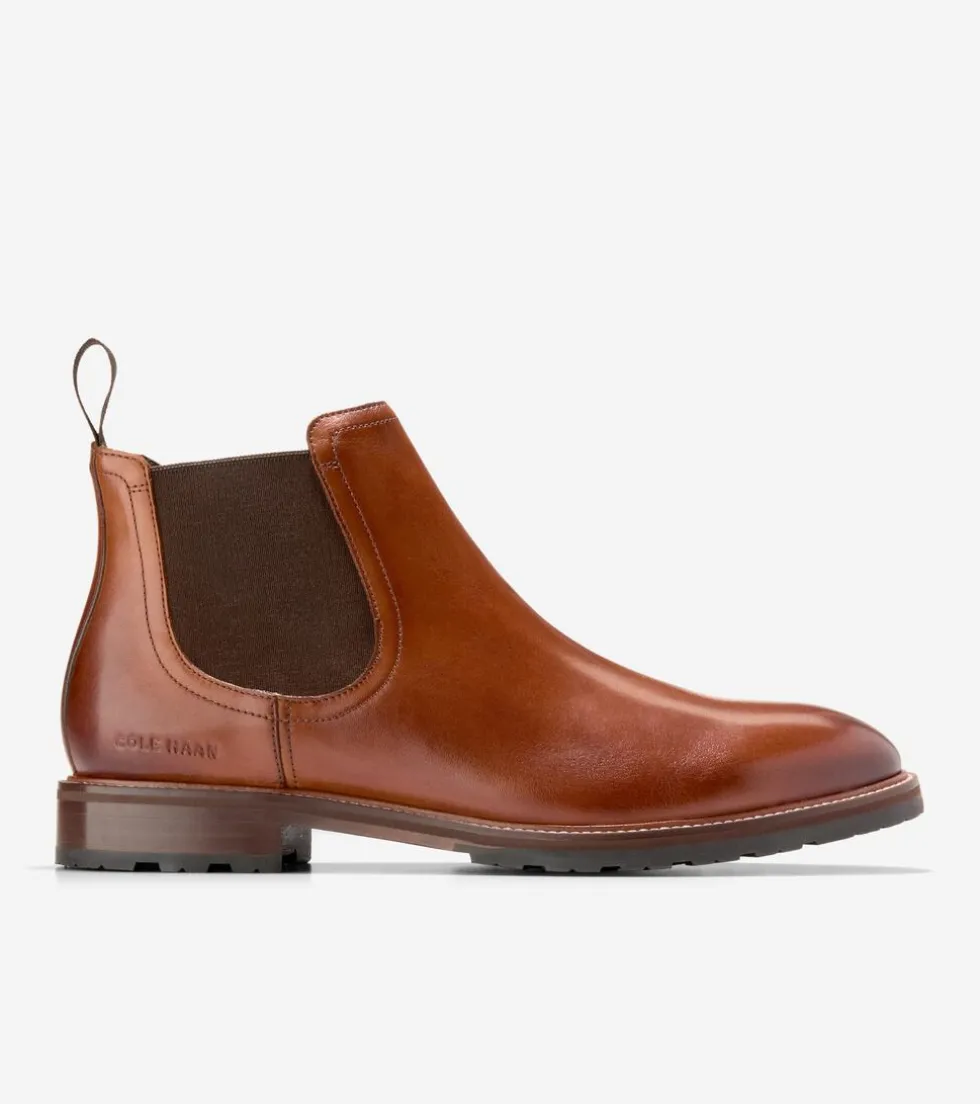 Cole Haan Dress Shoes | Boots*Men's Berkshire Lug Water-Resistant Chelsea Boots BritishTan-DarkChocolate