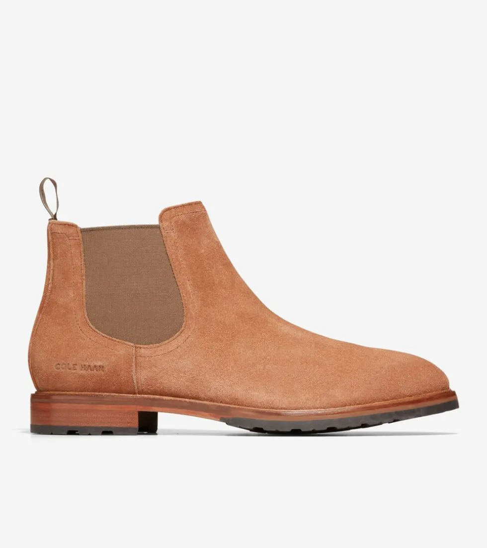 Cole Haan Dress Shoes | Boots*Men's Berkshire Lug Water-Resistant Chelsea Boots BritishTanSuede-Natural