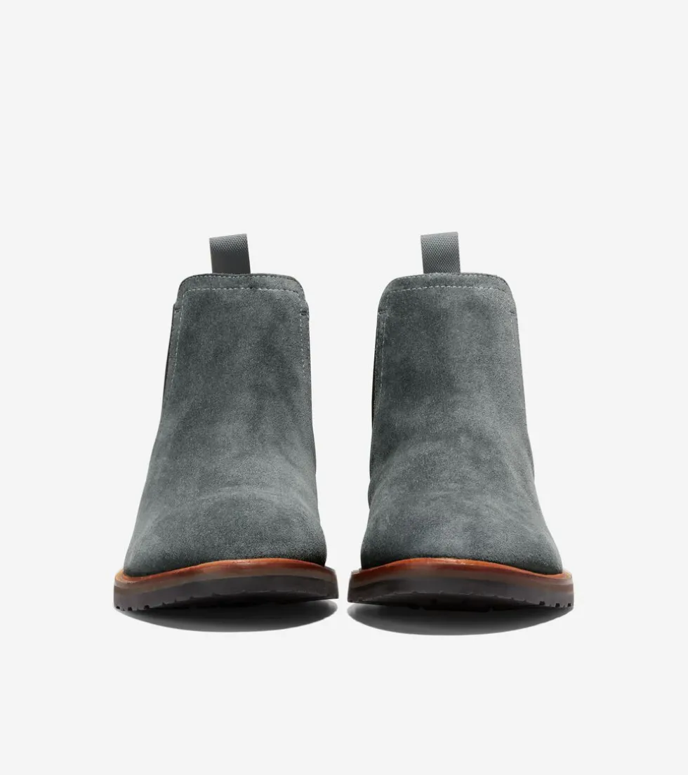 Cole Haan Dress Shoes | Boots*Men's Berkshire Lug Water-Resistant Chelsea Boots TurbulenceSuede-Natural