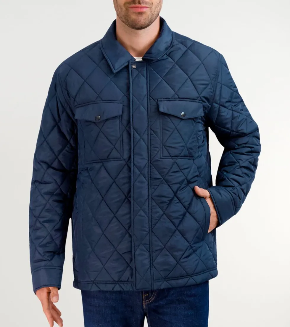 Cole Haan Quilted Jackets | Outerwear*Men's Diamond Quilted Jacket Navy