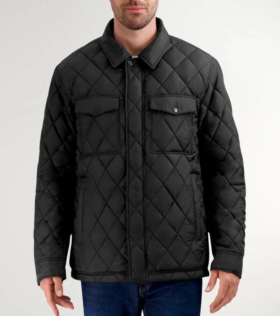 Cole Haan Outerwear | Quilted Jackets*Men's Diamond Quilted Jacket Black