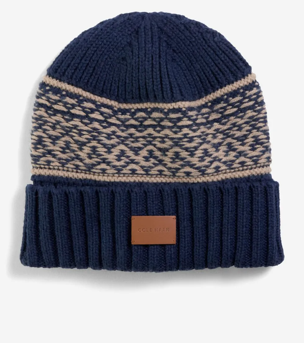 Cole Haan Hats, Gloves, & Scarves | Hats, Gloves, & Scarves*Men's Fair Isle Beanie NavyBlazer