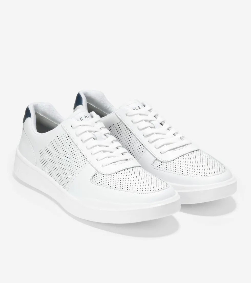 mens_grand_crosscourt_modern_tennis_sneakers_3-1.webp Cole Haan Extended Sizes & Widths | Sneakers*Men's Grand Crosscourt Modern Tennis Sneakers OpticWhitePerforated-Peacock