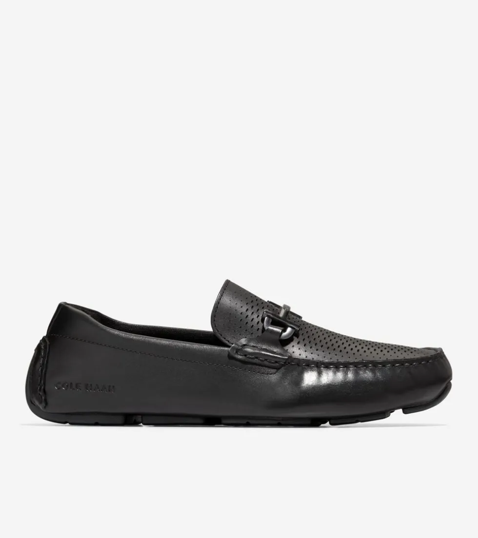 Cole Haan Loafers & Drivers*Men's Grand Laser Bit Driving Loafers Black