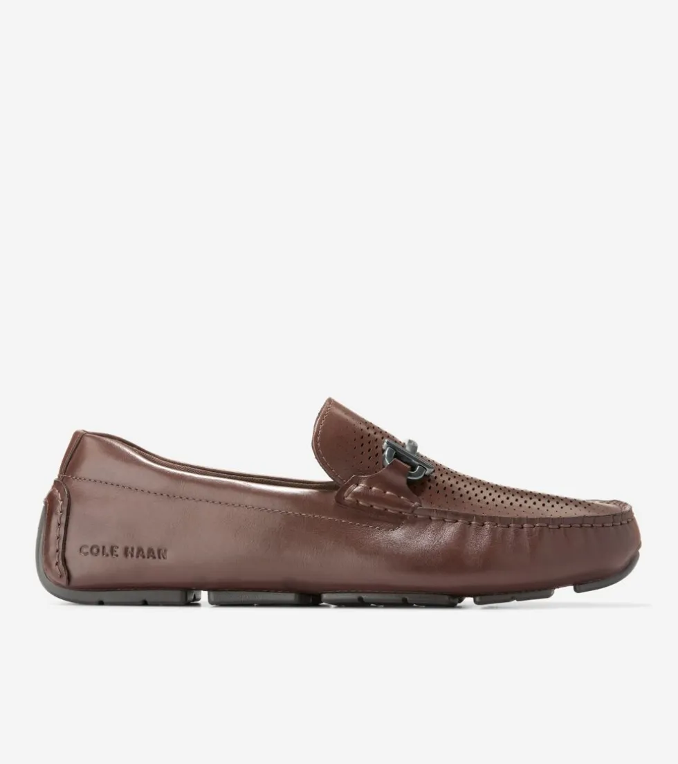 Cole Haan Dress Shoes | Loafers & Drivers*Men's Grand Laser Bit Driving Loafers Lava-BlackWalnut