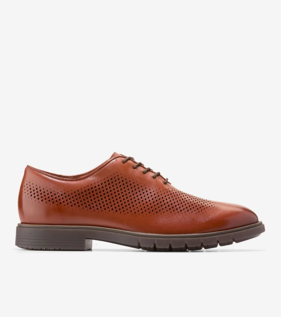 Cole Haan Dress Shoes | Oxfords*Men's GrandFlex Dress Laser Oxfords Mahogany