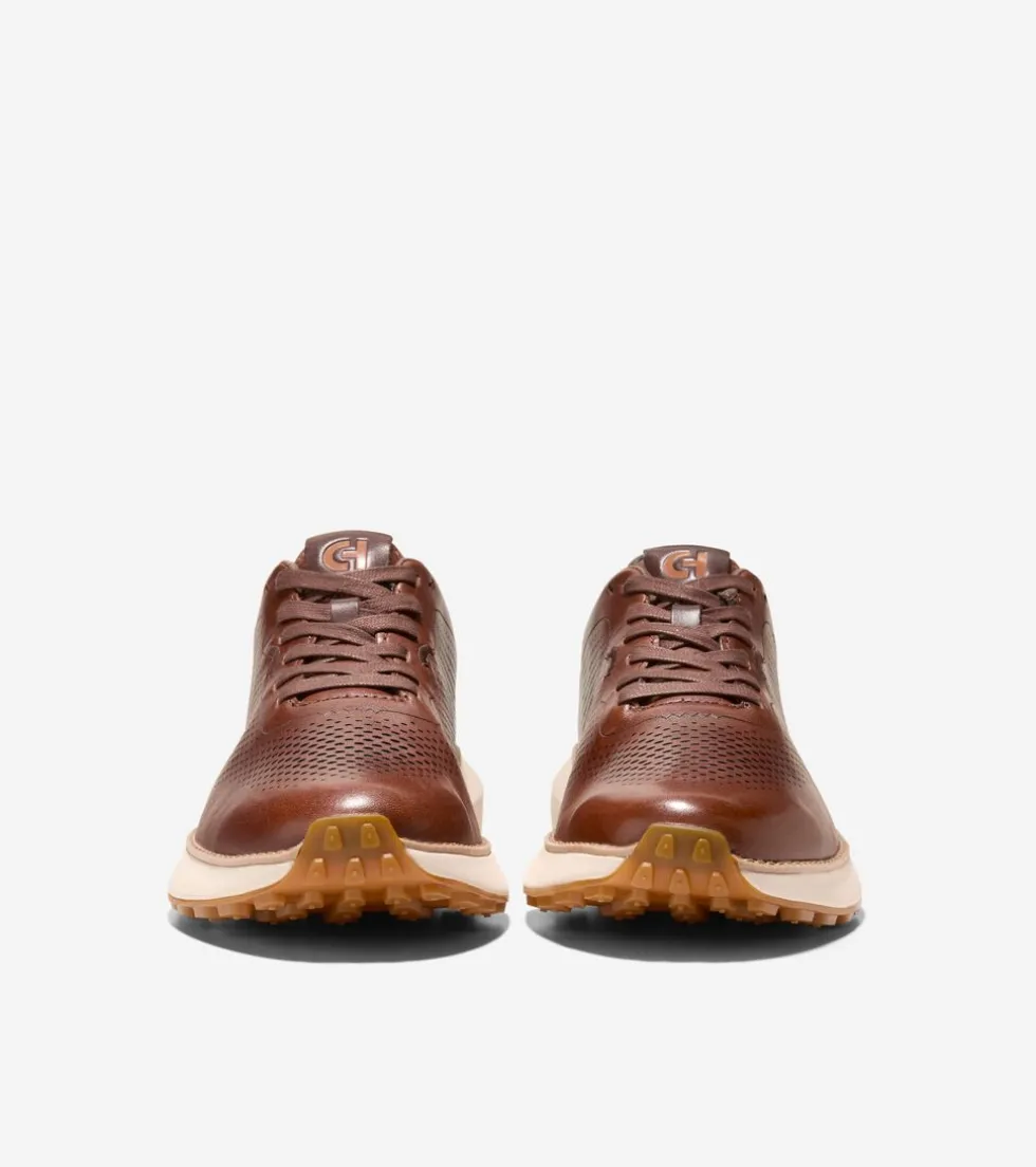 Cole Haan Extended Sizes & Widths | Sneakers*Men's GrandPrø Ashland Laser Perforated Sneakers Acorn-Madeira-Ivory