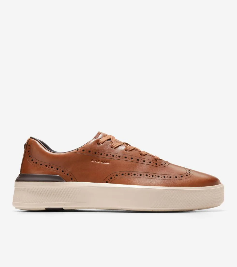 Cole Haan Sneakers*Men's GrandPrø Crew Wingtip Sneakers BritishTan-Birch