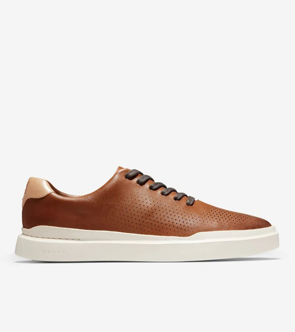 Cole Haan Extended Sizes & Widths | Sneakers*Men's GrandPrø Rally Laser Cut Sneakers BritishTan-Ivory