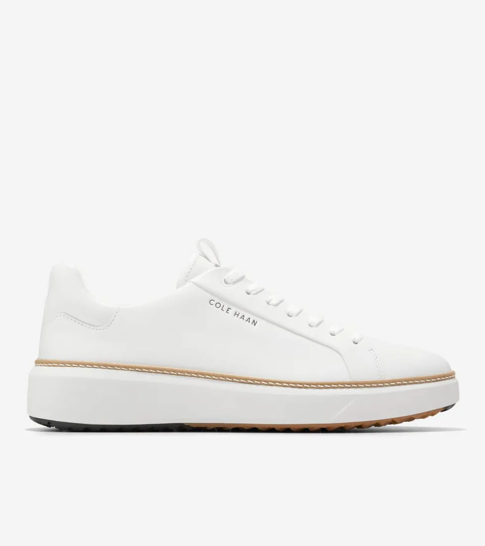 Cole Haan Extended Sizes & Widths | Sneakers*Men's GrandPrø Topspin Waterproof Golf Shoes OpticWhite-Natural