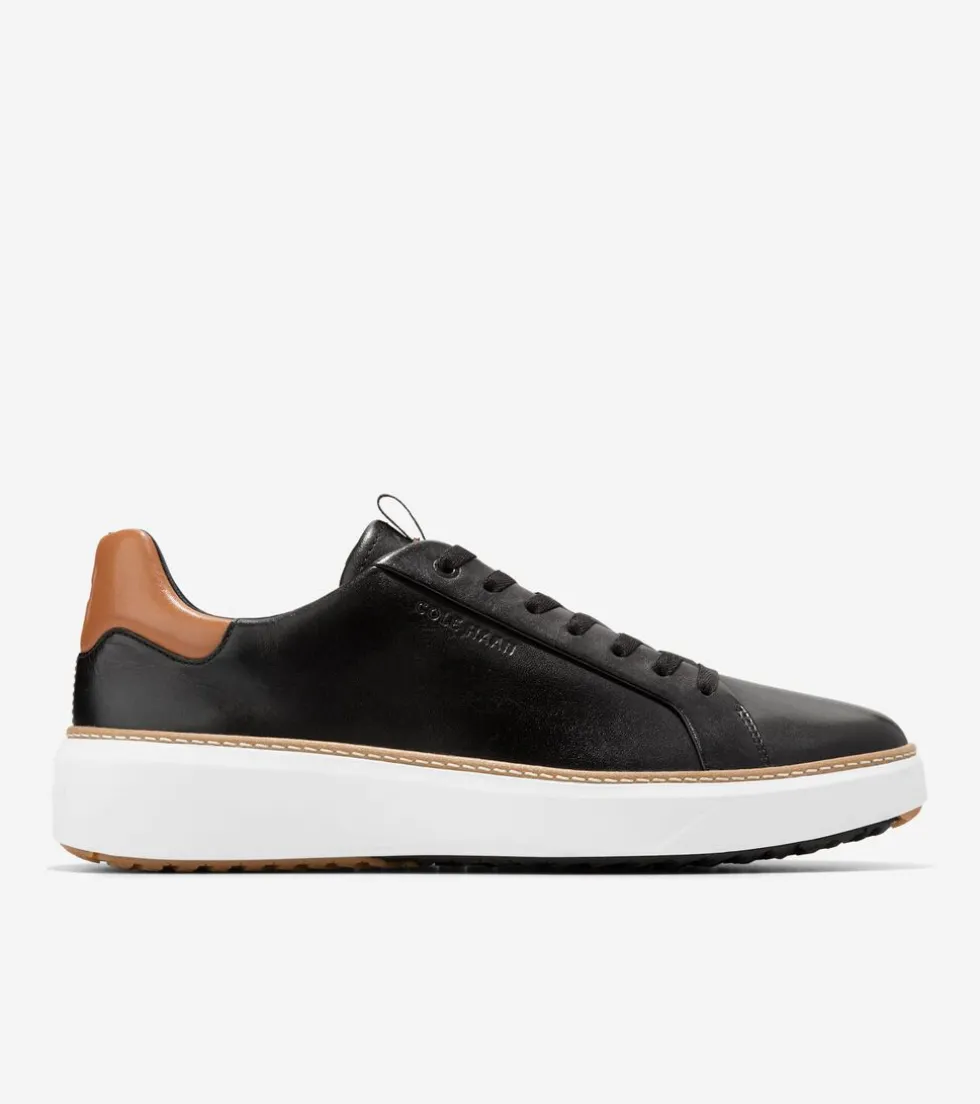 Cole Haan Golf Shoes | Sneakers*Men's GrandPrø Topspin Waterproof Golf Shoes Black-PecanBrown-OpticWhite