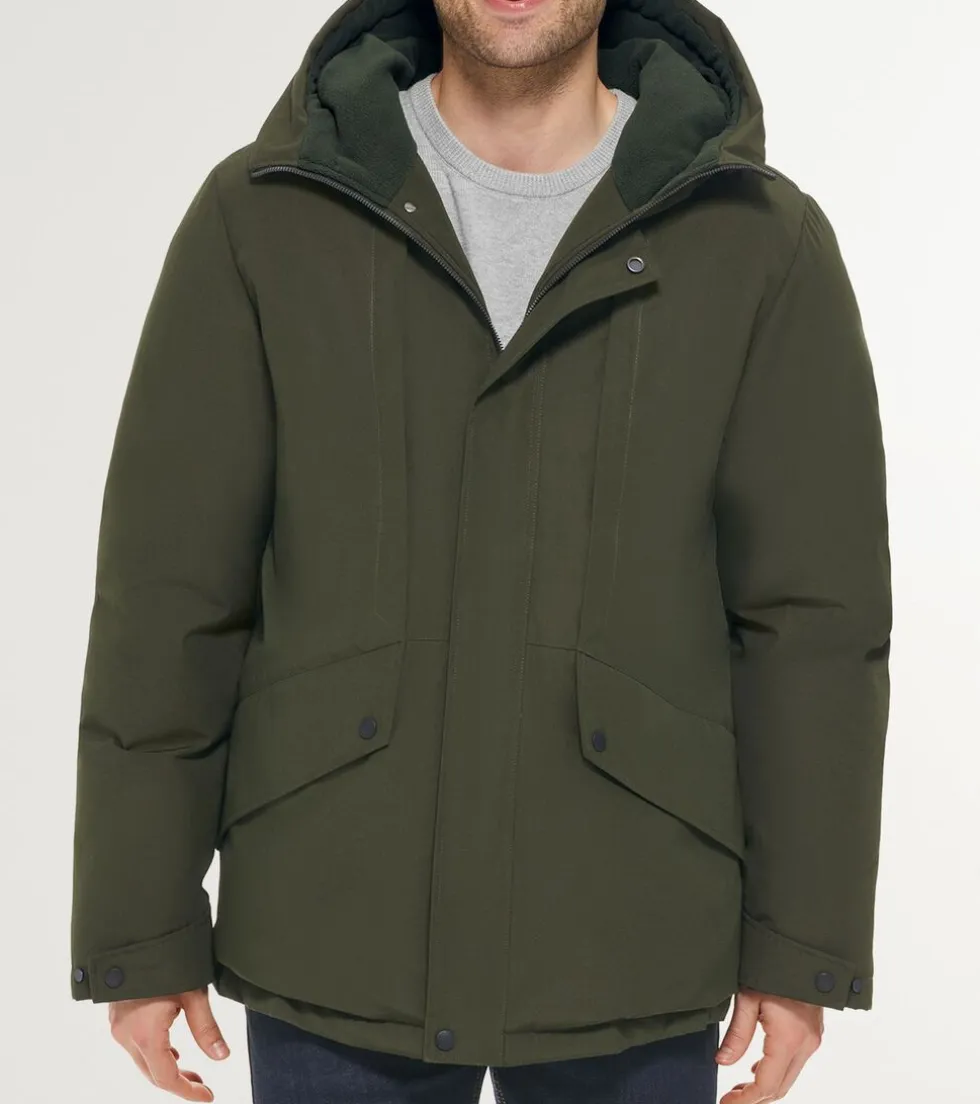 Cole Haan Puffer Jackets | Outerwear*Men's Hooded Puffer Jacket Olive