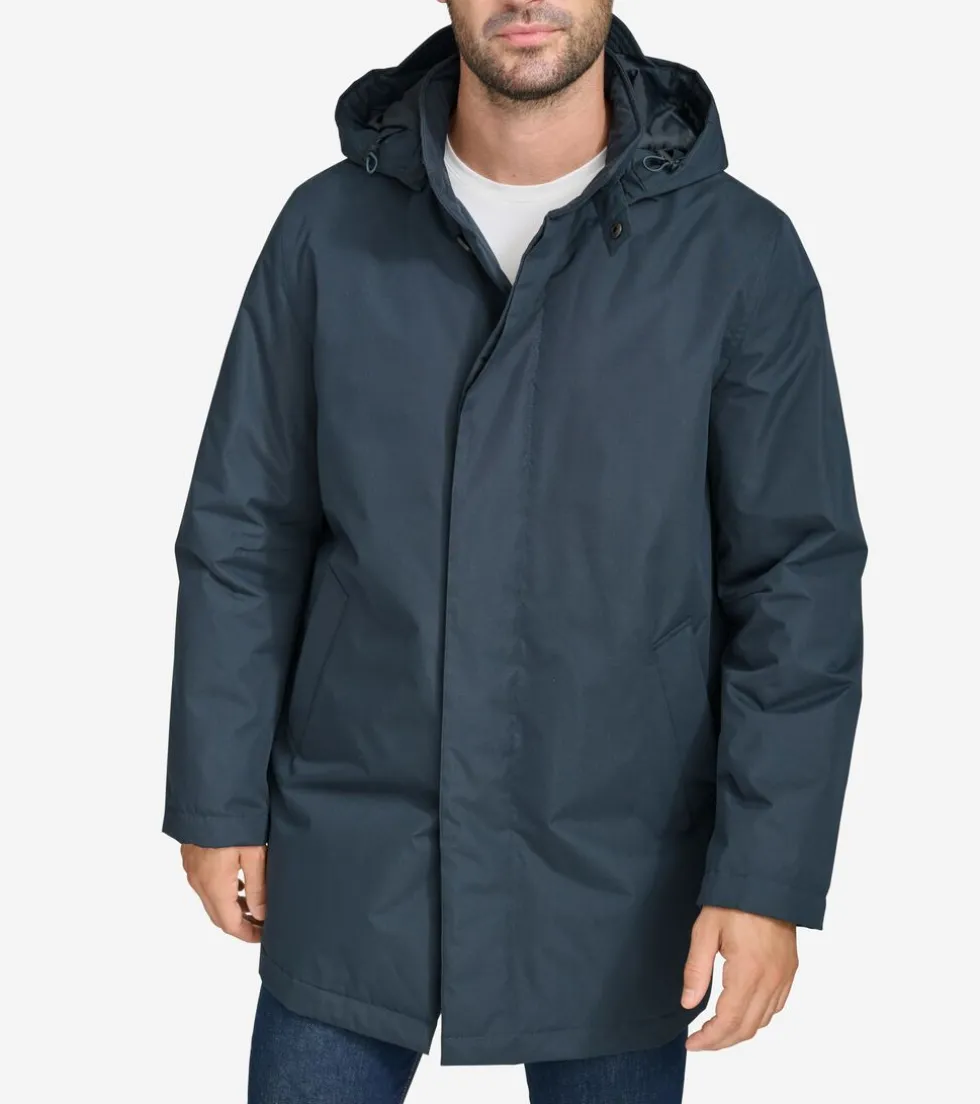 Cole Haan Rain Jackets | Outerwear*Men's Hooded Rain Jacket Navy