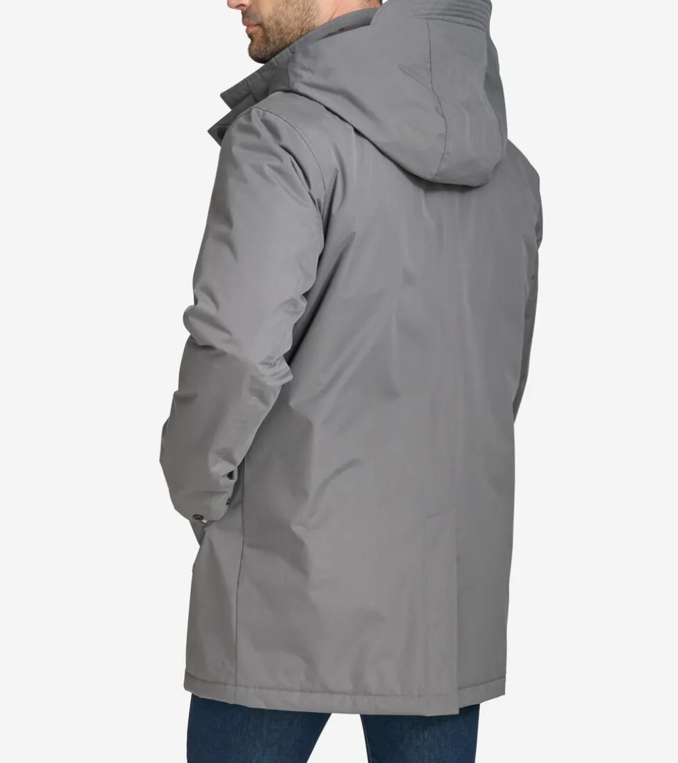 Cole Haan Rain Jackets | Outerwear*Men's Hooded Rain Jacket Grey