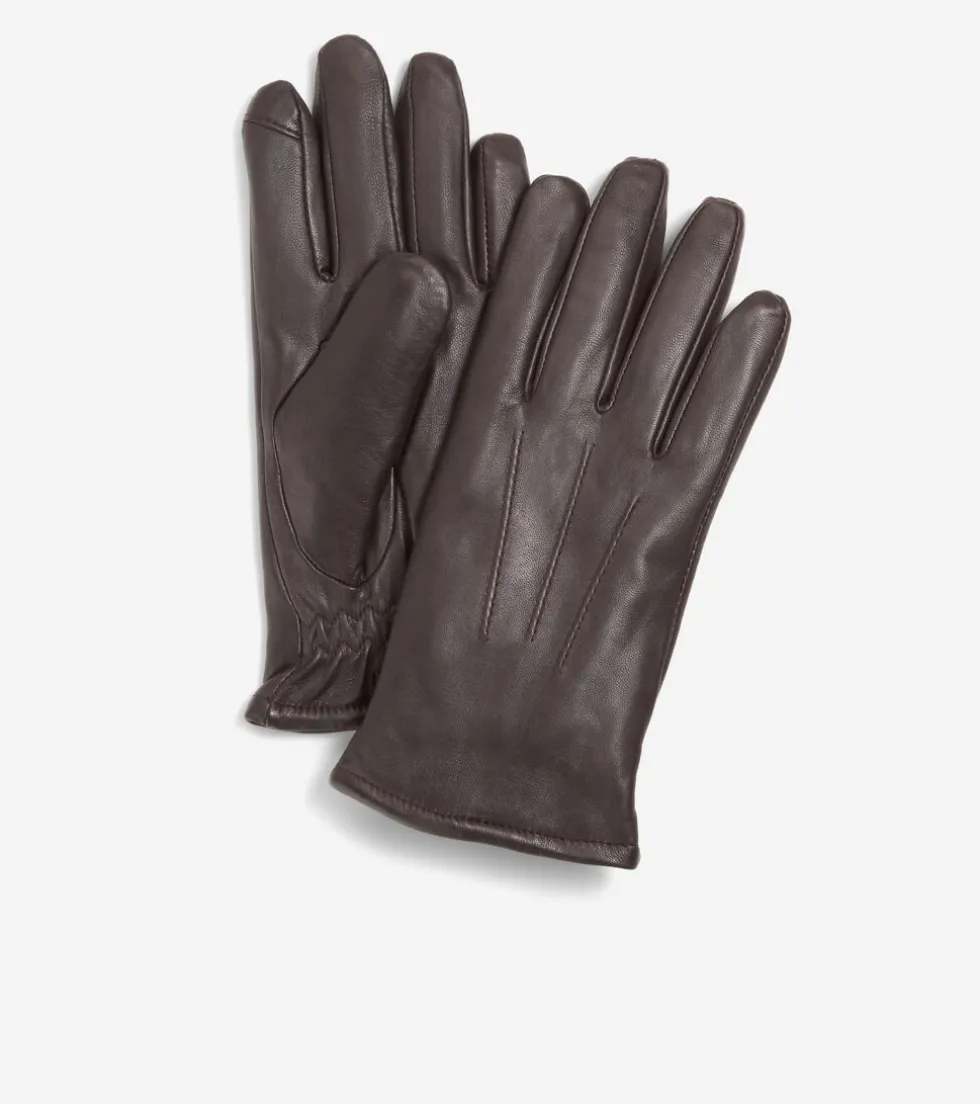 Cole Haan Hats, Gloves, & Scarves | Hats, Gloves, & Scarves*Men's Leather Touch Screen Gloves JavaBrown