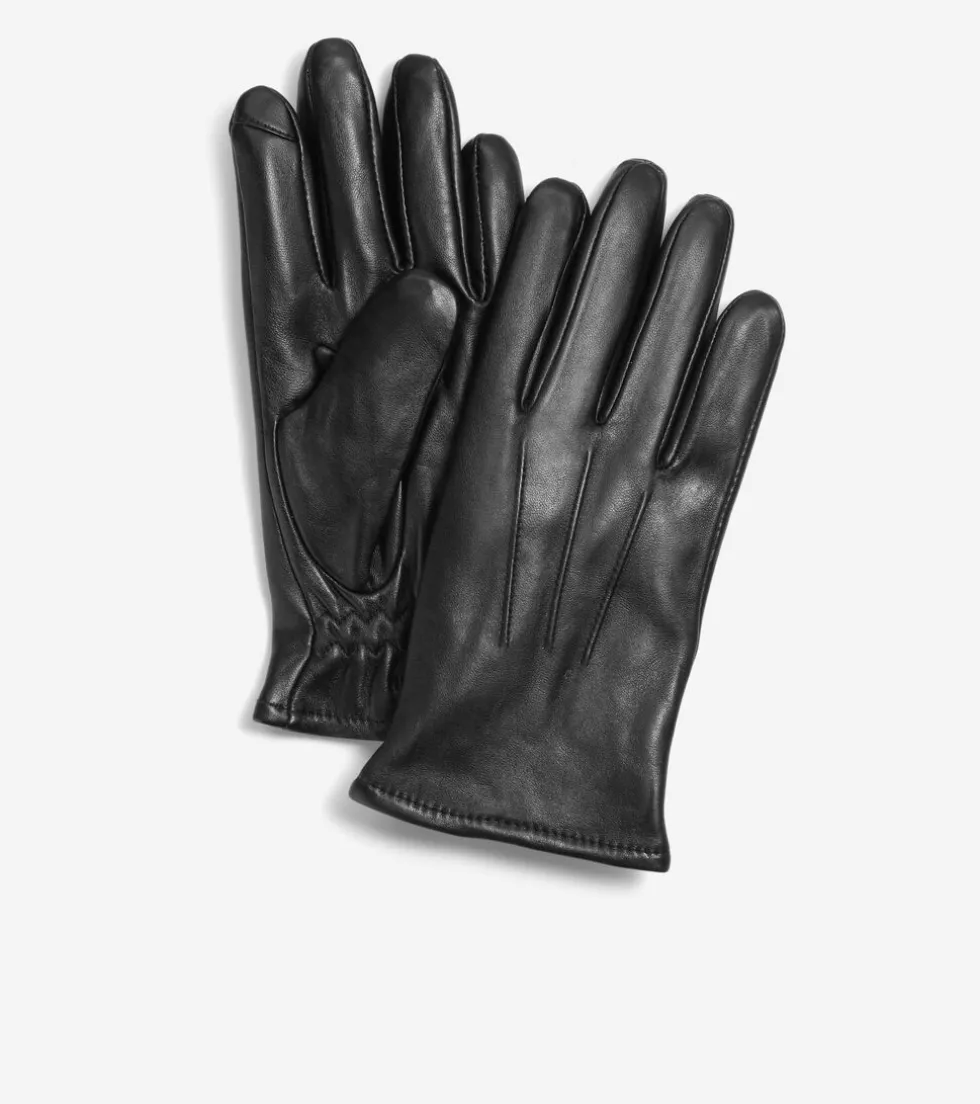 Cole Haan Hats, Gloves, & Scarves | Hats, Gloves, & Scarves*Men's Leather Touch Screen Gloves Black