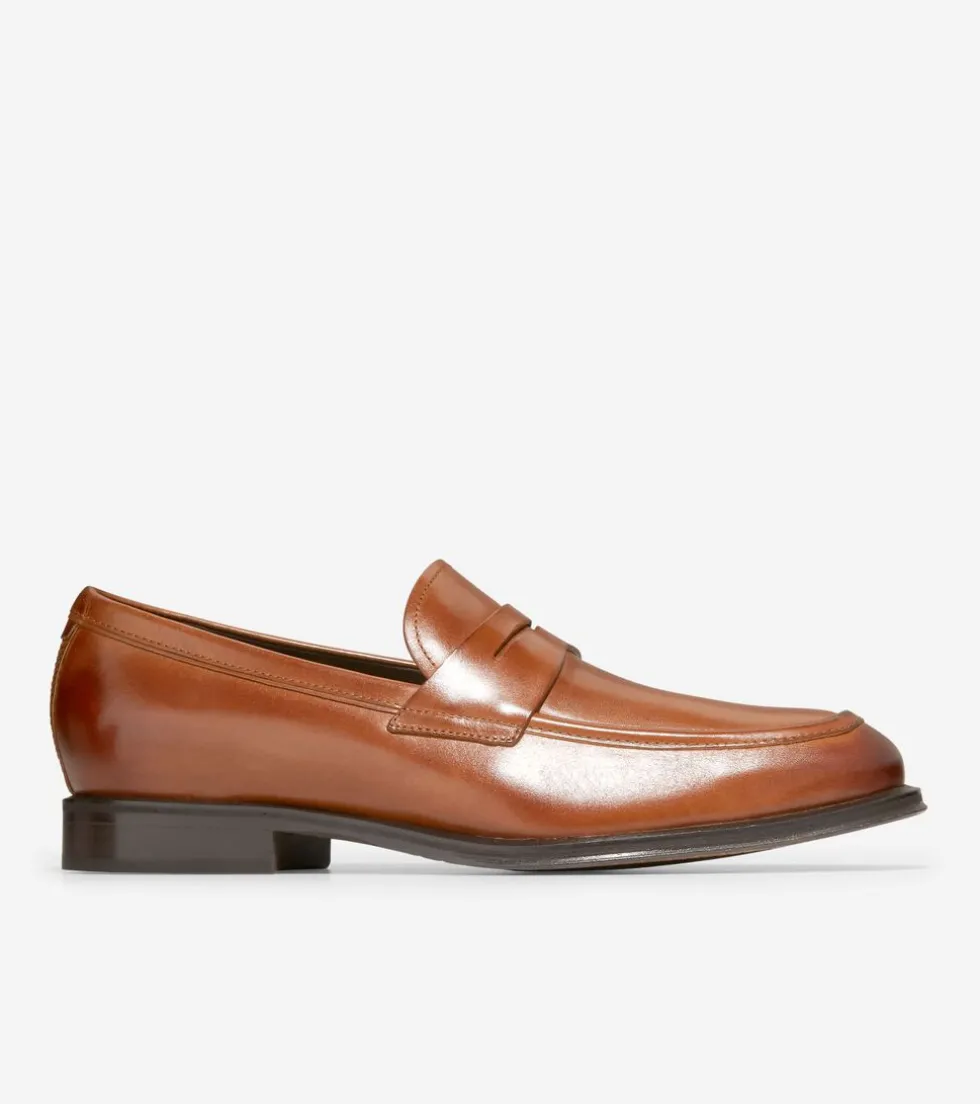 Cole Haan Dress Shoes | Loafers & Drivers*Men's Modern Classics Penny Loafer BritishTan-DarkChocolate