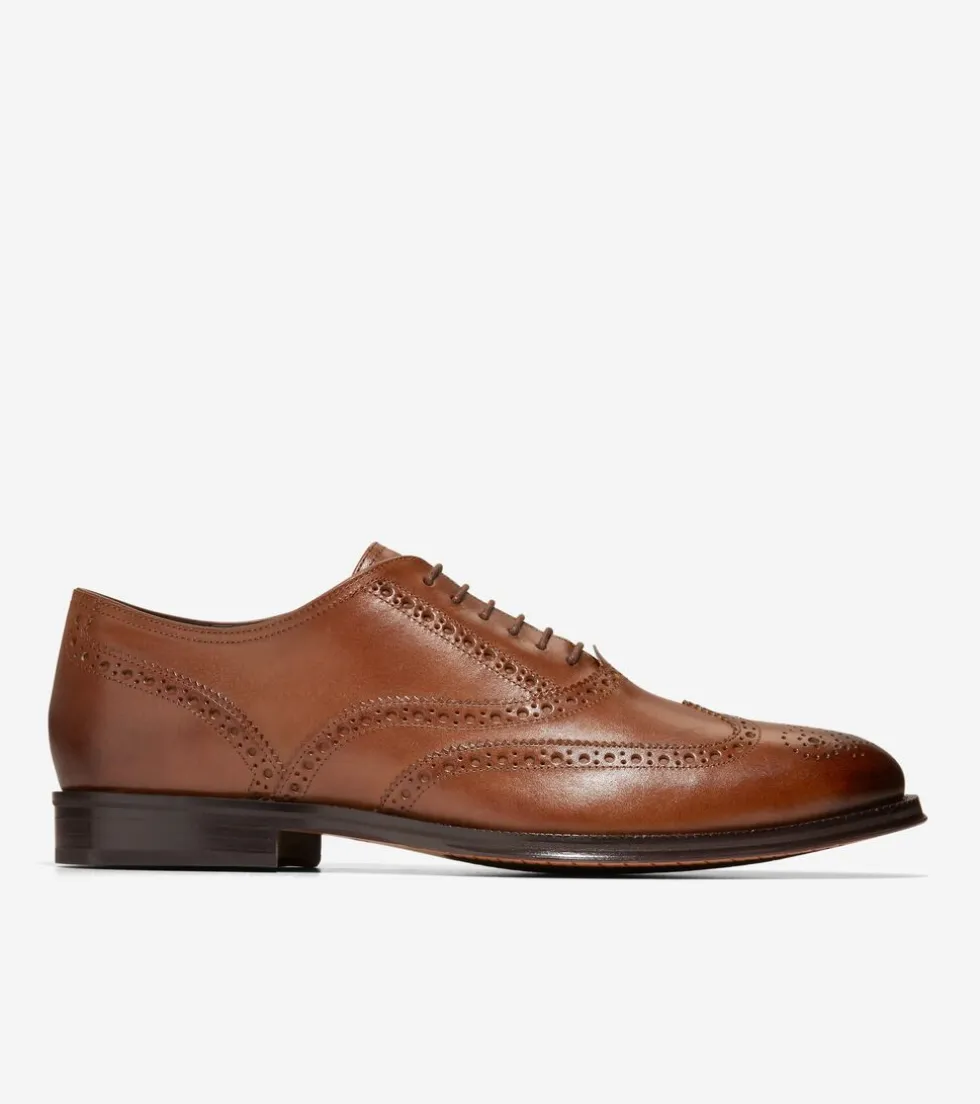 Cole Haan Dress Shoes | Oxfords*Men's Modern Classics Wingtip Oxfords BritishTan-DarkChocolate