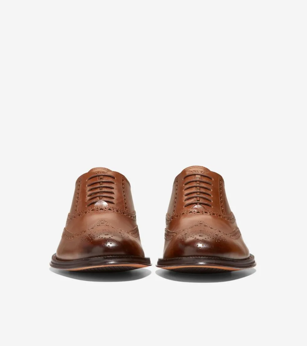 Cole Haan Dress Shoes | Oxfords*Men's Modern Classics Wingtip Oxfords BritishTan-DarkChocolate