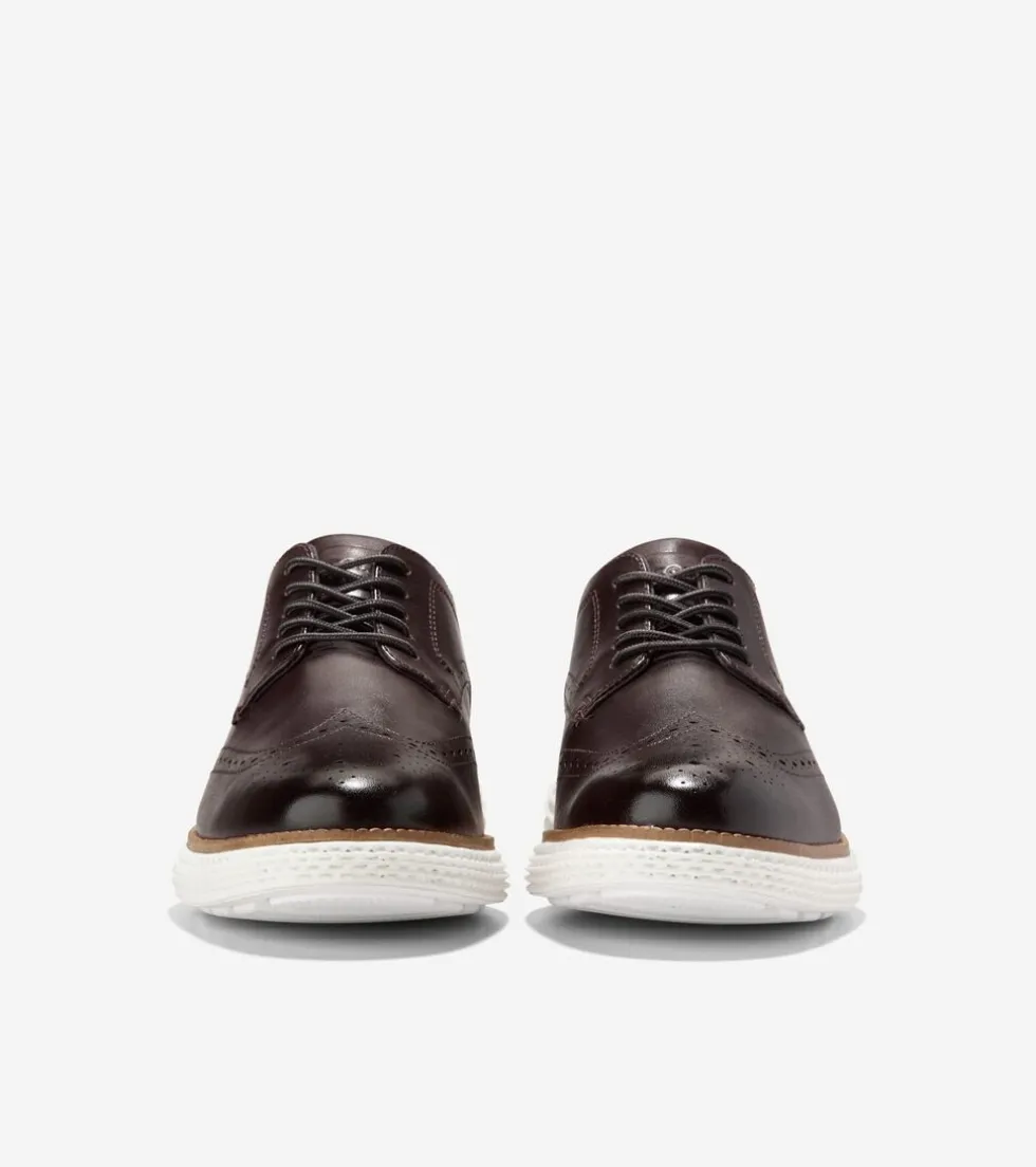 Cole Haan Dress Shoes | Oxfords*Men's ØriginalGrand 2.0 Wingtip Oxfords DarkChocolate-White