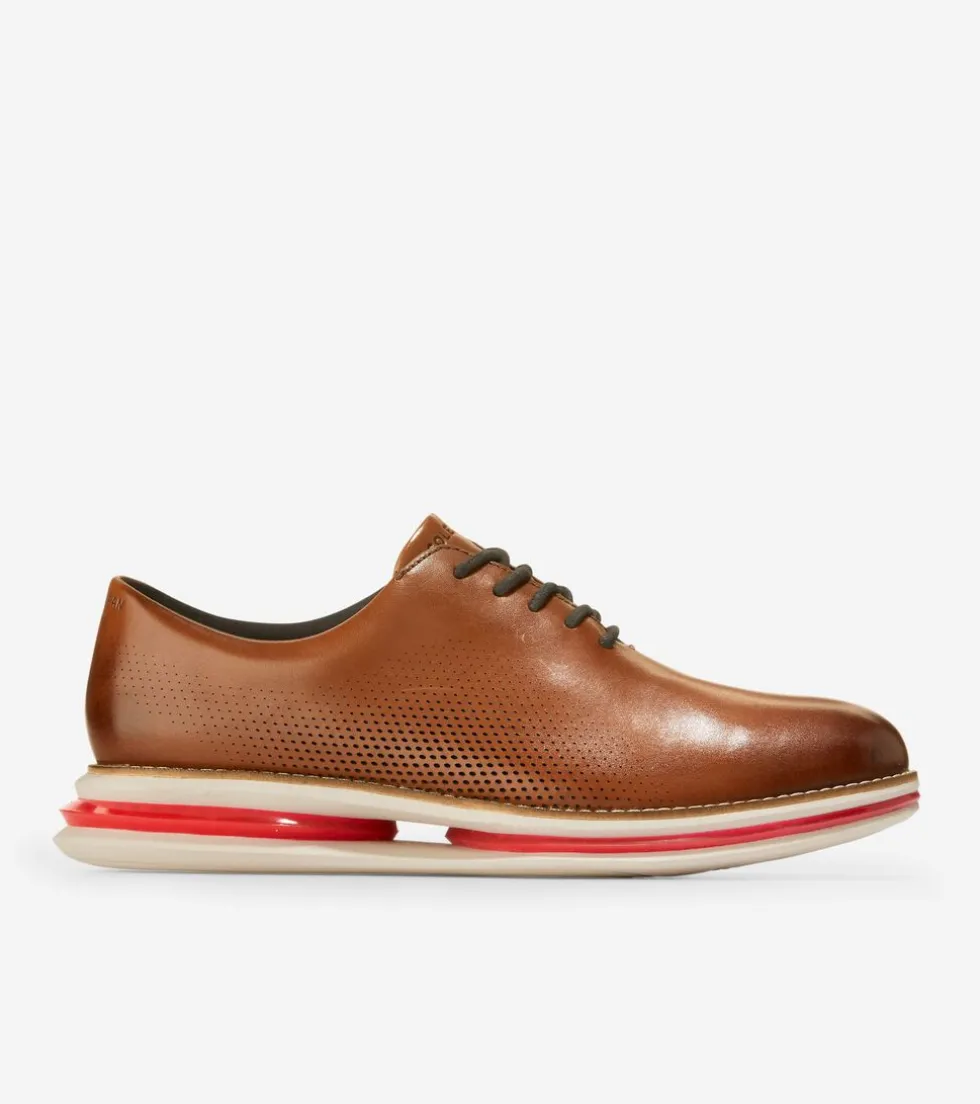 Cole Haan Dress Shoes | Oxfords*Men's ØriginalGrand Energy Twin Oxfords BritishTan-DarkRoast-MoltenLava