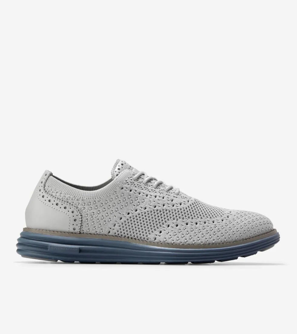 Cole Haan Oxfords*Men's ØriginalGrand Remastered Stitchlite™ Oxfords Drizzle-Blueberry