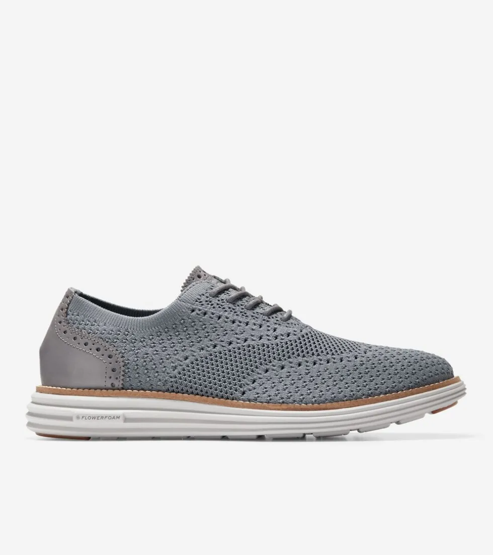 Cole Haan Extended Sizes & Widths | Dress Shoes*Men's ØriginalGrand Remastered Stitchlite™ Oxfords QuietShade-MicrochipGrayStitchlite™