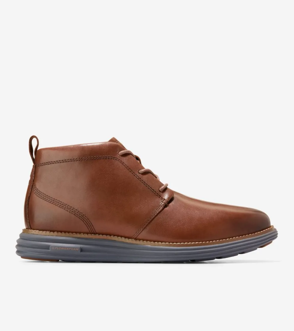 Cole Haan Extended Sizes & Widths | Dress Shoes*Men's ØriginalGrand Remastered Waterproof Chukka Boots Woodbury-DarkRoast