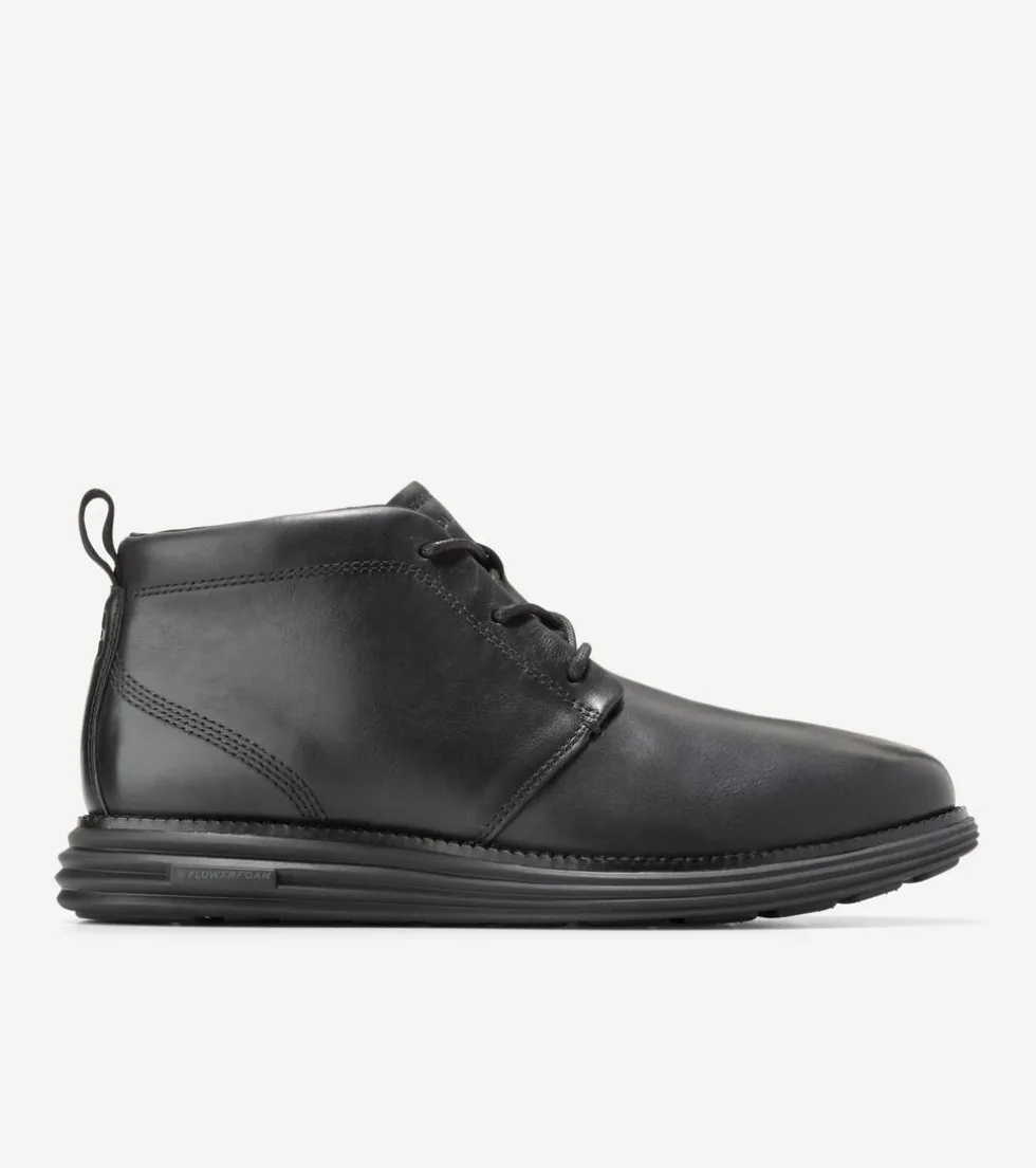 Cole Haan Extended Sizes & Widths | Dress Shoes*Men's ØriginalGrand Remastered Waterproof Chukka Boots Black