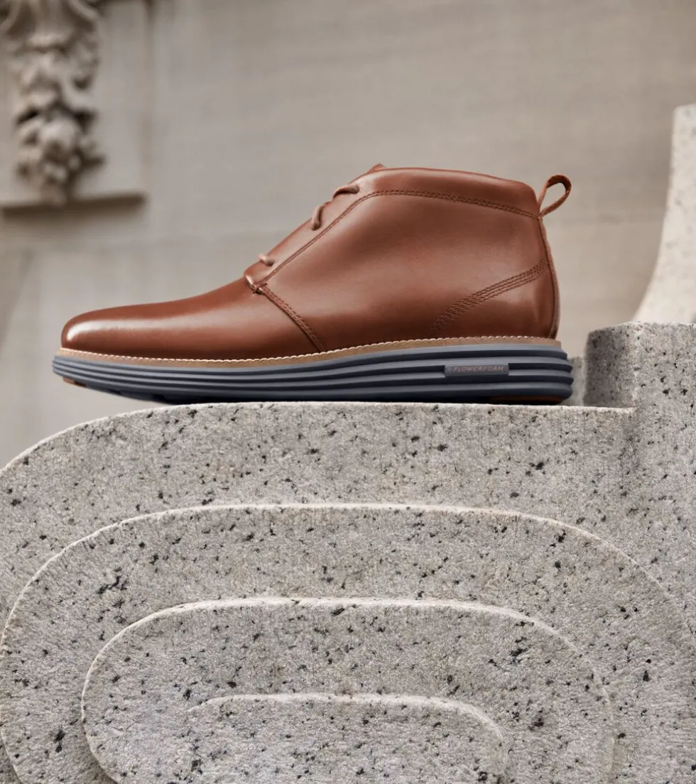 Cole Haan Extended Sizes & Widths | Dress Shoes*Men's ØriginalGrand Remastered Waterproof Chukka Boots Woodbury-DarkRoast