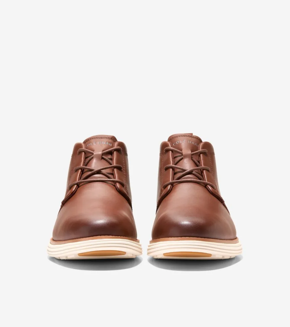 Cole Haan Extended Sizes & Widths | Dress Shoes*Men's ØriginalGrand Remastered Waterproof Chukka Boots Woodbury-Ivory