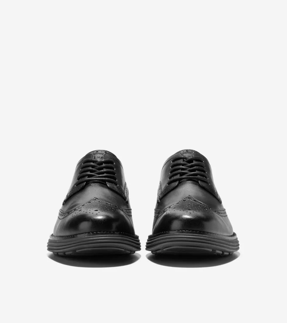 Cole Haan Extended Sizes & Widths | Dress Shoes*Men's ØriginalGrand Remastered Wingtip Oxfords Black