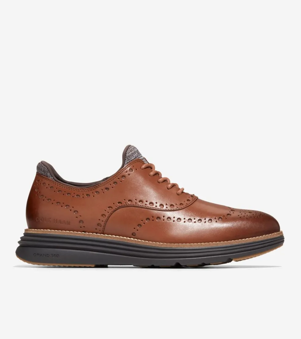 Cole Haan Dress Shoes | Oxfords*Men's ØriginalGrand Ultra Wingtip Oxfords WoodburyLeather-Java