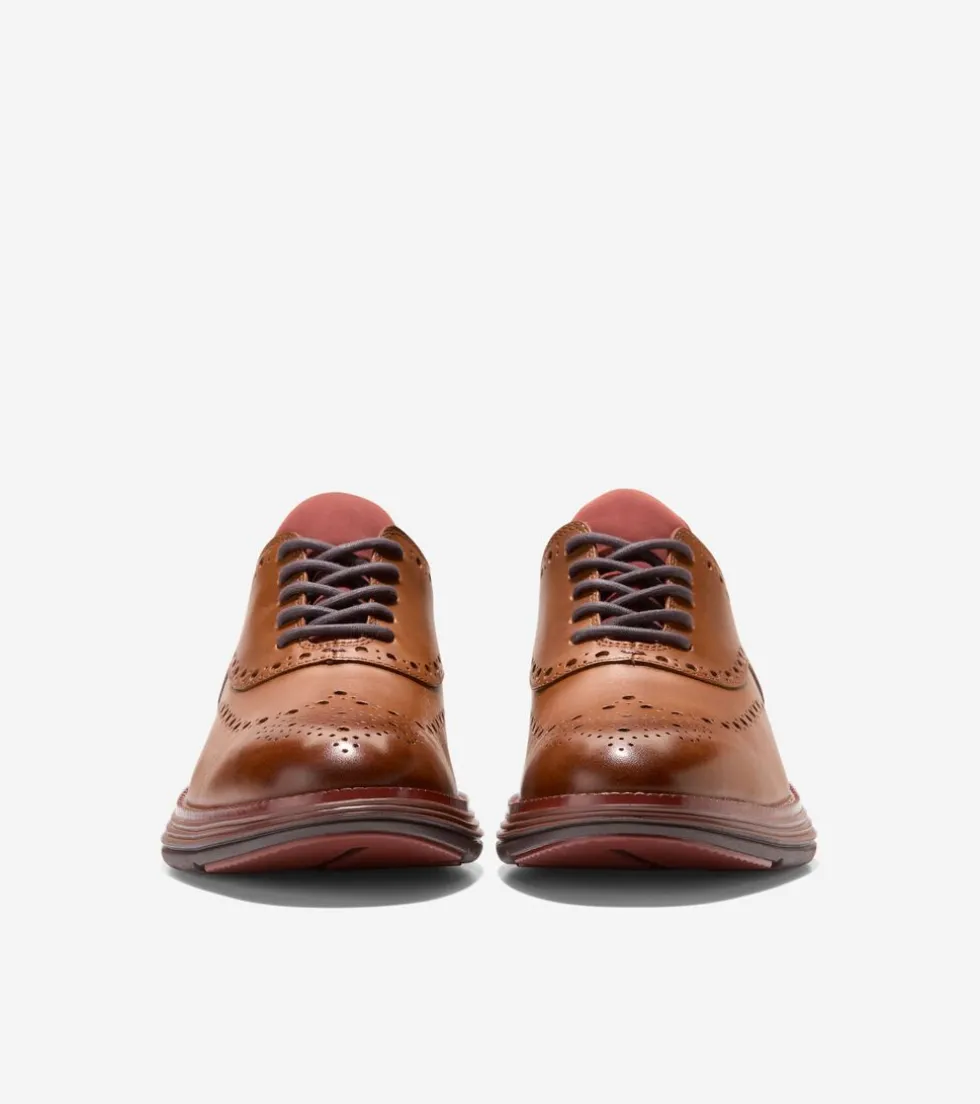 Cole Haan Dress Shoes | Oxfords*Men's ØriginalGrand Ultra Wingtip Oxfords BritishTan-Chocolate