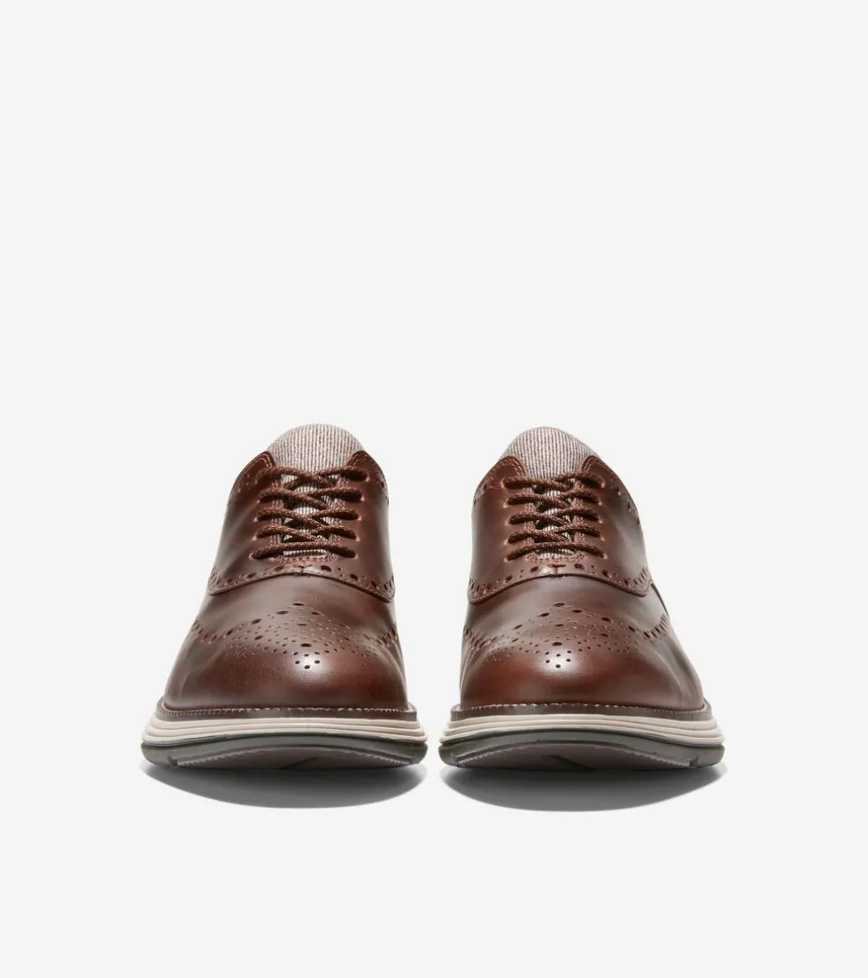 Cole Haan Dress Shoes | Oxfords*Men's ØriginalGrand Ultra Wingtip Oxfords Earthen-DoveGray-RosinGreen