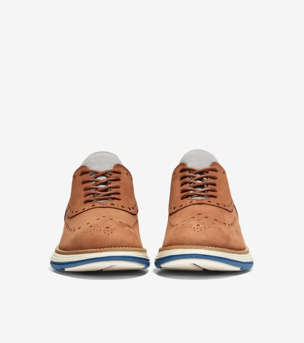 Cole Haan Extended Sizes & Widths | Dress Shoes*Men's ØriginalGrand Ultra Wingtip Oxfords BritishTanNubuck