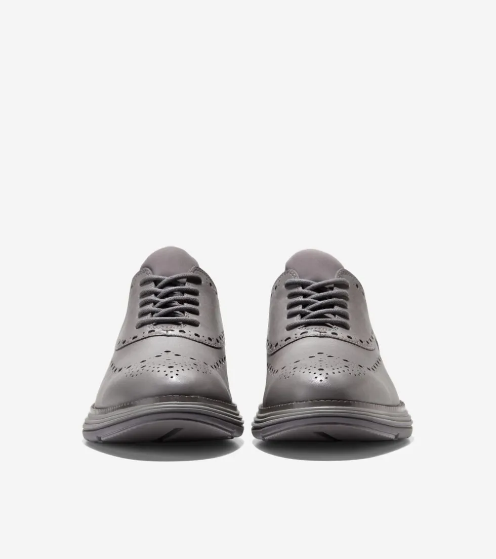 Cole Haan Dress Shoes | Oxfords*Men's ØriginalGrand Ultra Wingtip Oxfords DecemberSky-Pavement-Atlantic