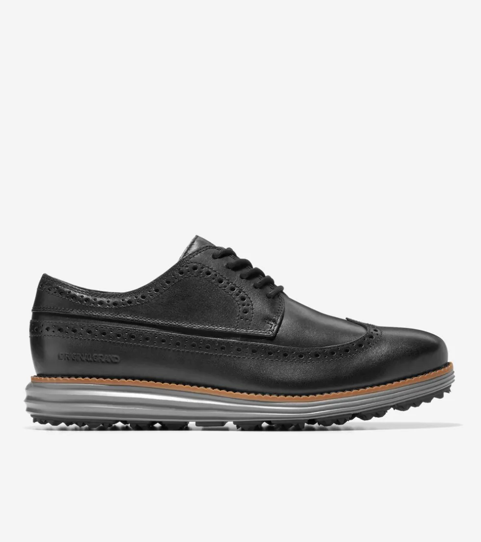 Cole Haan Golf Shoes | Oxfords*Men's ØriginalGrand Water-Resistant Golf Shoe Black-Natural-QuietShade