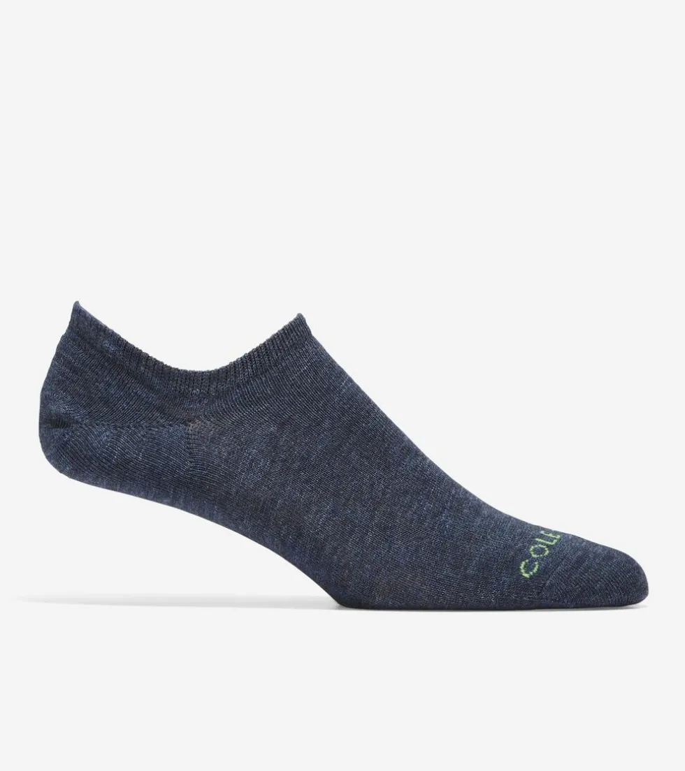 Cole Haan Socks*Men's 2-Pair Liner Socks BlueRain